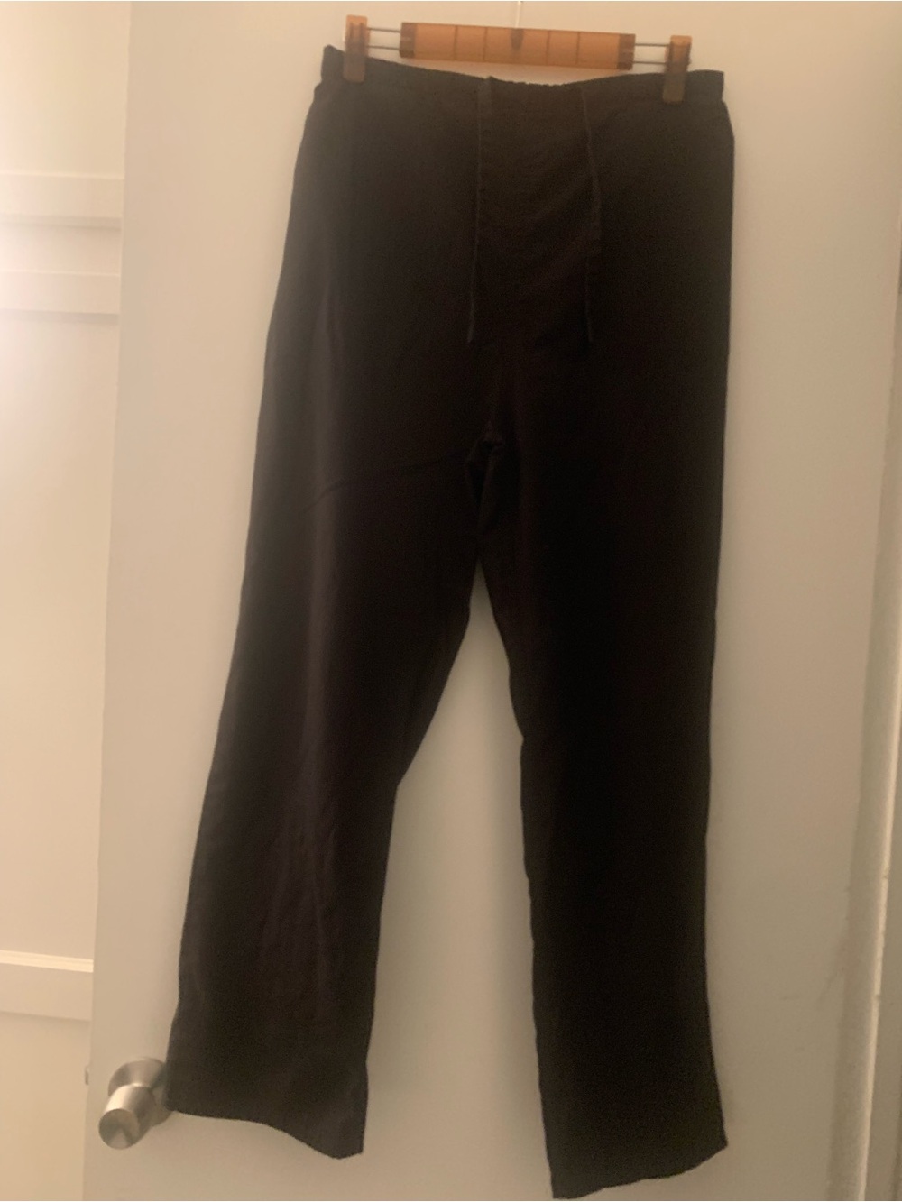 Women's Black Drawstring Jogger Pants